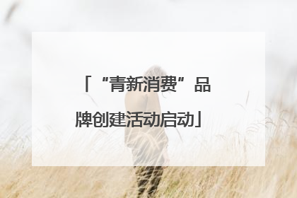 “青新消费”品牌创建活动启动