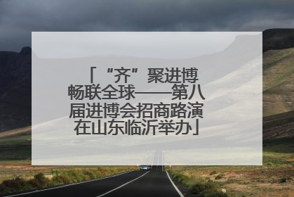 “齐”聚进博 畅联全球——第八届进博会招商路演在山东临沂举办