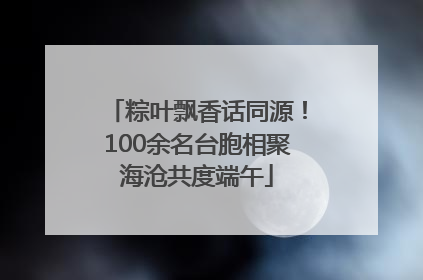 粽叶飘香话同源！100余名台胞相聚海沧共度端午