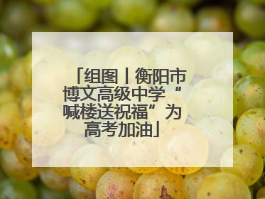组图丨衡阳市博文高级中学“喊楼送祝福”为高考加油