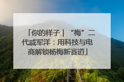 你的样子｜“梅”二代戚军洋：用科技与电商解锁杨梅新赛道