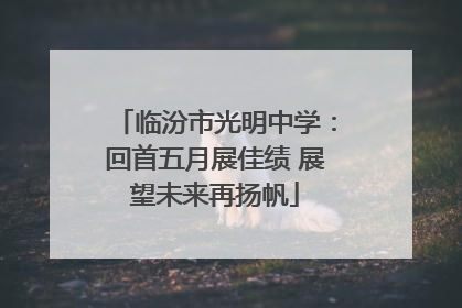 临汾市光明中学：回首五月展佳绩 展望未来再扬帆