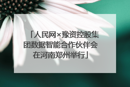 人民网×豫资控股集团数据智能合作伙伴会在河南郑州举行