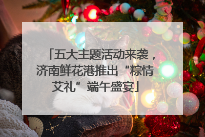 五大主题活动来袭，济南鲜花港推出“粽情艾礼”端午盛宴