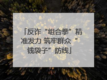 反诈“组合拳”精准发力 筑牢群众“钱袋子”防线