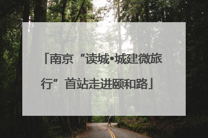 南京“读城•城建微旅行”首站走进颐和路