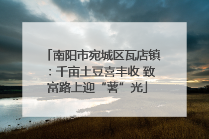 南阳市宛城区瓦店镇：千亩土豆喜丰收 致富路上迎“薯”光