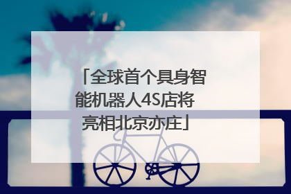 全球首个具身智能机器人4S店将亮相北京亦庄