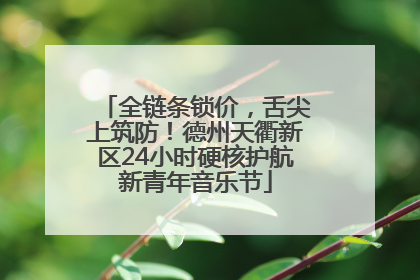 全链条锁价，舌尖上筑防！德州天衢新区24小时硬核护航新青年音乐节