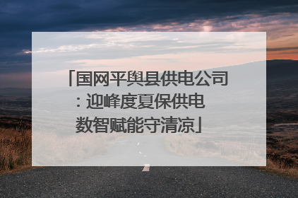 国网平舆县供电公司：迎峰度夏保供电  数智赋能守清凉