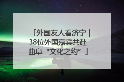 外国友人看济宁｜38位外国嘉宾共赴曲阜“文化之约”