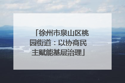 徐州市泉山区桃园街道：以协商民主赋能基层治理