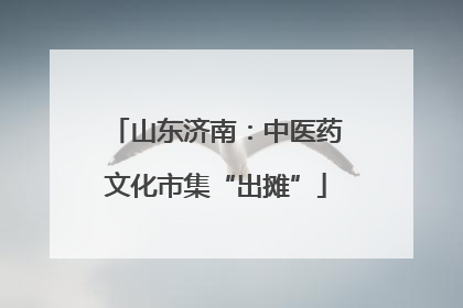 山东济南：中医药文化市集“出摊”