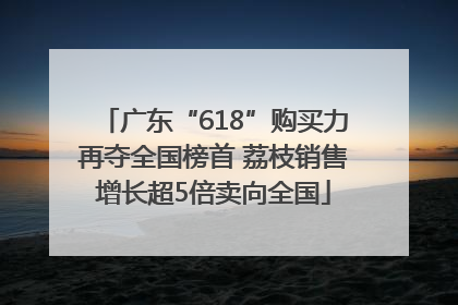 广东“618”购买力再夺全国榜首 荔枝销售增长超5倍卖向全国