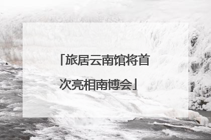 旅居云南馆将首次亮相南博会