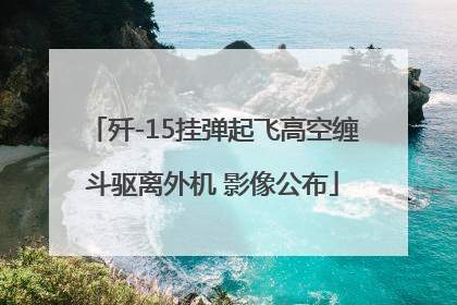 歼-15挂弹起飞高空缠斗驱离外机 影像公布