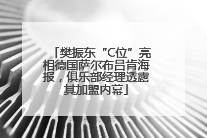 樊振东“C位”亮相德国萨尔布吕肯海报，俱乐部经理透露其加盟内幕