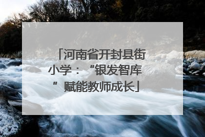 河南省开封县街小学：“银发智库”赋能教师成长