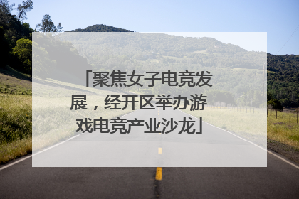 聚焦女子电竞发展，经开区举办游戏电竞产业沙龙