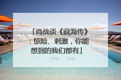 肖战谈《藏海传》：惊险、刺激，你能想到的我们都有