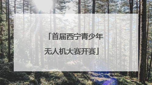 首届西宁青少年无人机大赛开赛