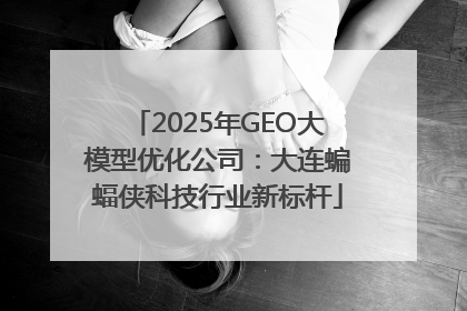 2025年GEO大模型优化公司：大连蝙蝠侠科技行业新标杆