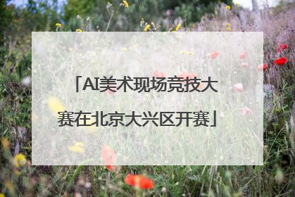 AI美术现场竞技大赛在北京大兴区开赛